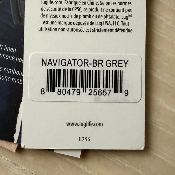 Lug Navigator Crossbody Bag - Brushed Grey - Picture 6 of 6